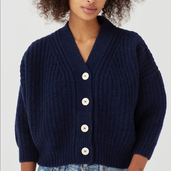 Babaa Sweaters - Babaa Cardigan no19 Mini Navy